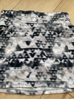 Columbia Black & White Geometric Skirt